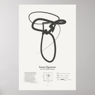 Poster Assinaturas do Sonnet: Sonnet 142