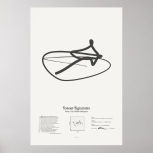 Póster Assinaturas do Sonnet: Sonnet 55
