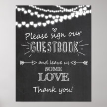 Assine nosso quadro de giz para convidados do casa