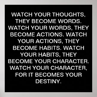 PÓSTER ASSISTA AOS SEUS PENSAMENTOS