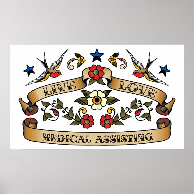 Póster Assistência Médica ao Amor ao Vivo (Frente)