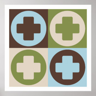 Poster Assistência Médica pop Art