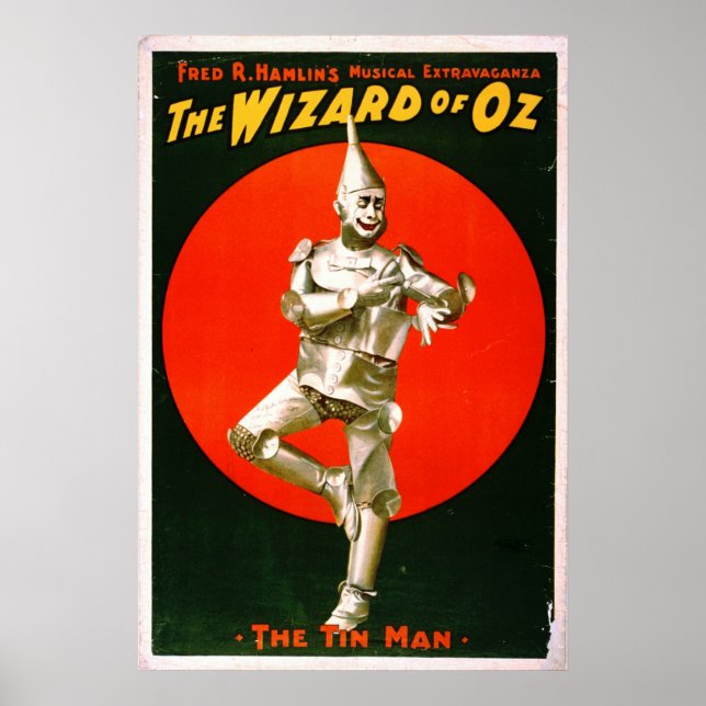 Poster Assistente de Oz - Homem de estanho 1903 (Frente)
