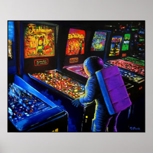 Poster Assistente de Pinball