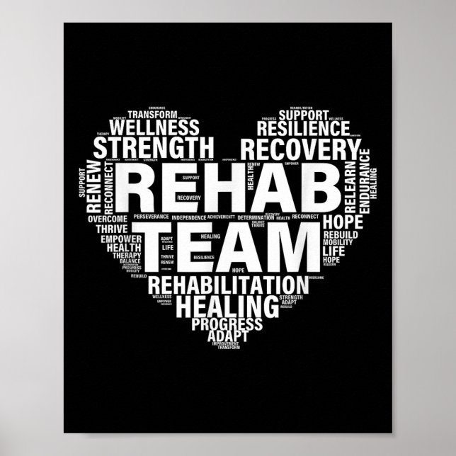 Poster Assistente de Reabilitação da Terapia Física da Eq (Frente)