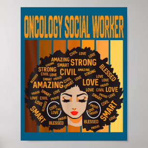 Poster Assistente Social de Oncologia Werful Mês da Histó