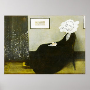 Poster Assobiador estilo de feijão-de-mãe