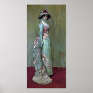 Poster Assobiador - Harmonia A Rosa E Cinza Lady Meux