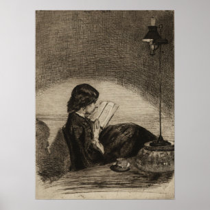 Poster Assobiador - Leitura Por Lamplight