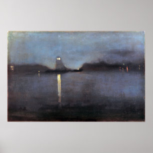 Poster Assobiador - Nocturne 1870