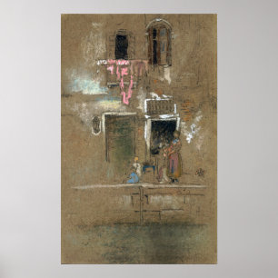 Poster Assobiador - Nota A Rosa E A Marrom