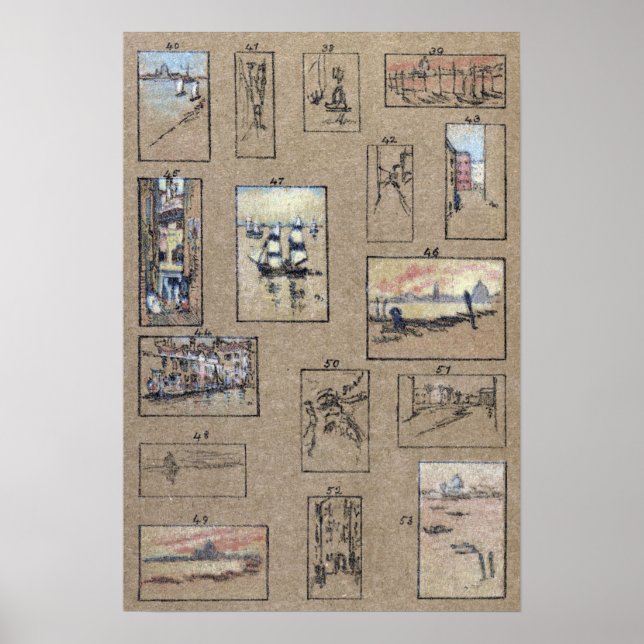 Poster Assobiador - Pastéis De Veneza 1879 (Frente)