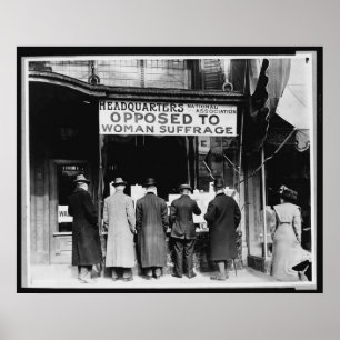 Poster Associação Nacional Anti-Sufrágio