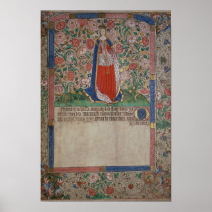 Poster Associado de rainha de Elizabeth Woodville do rei