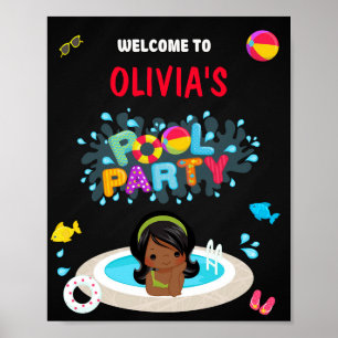 Poster Associe o partido bem-vindo do divertimento da