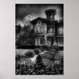 Póster Assombrado - casa assombrada