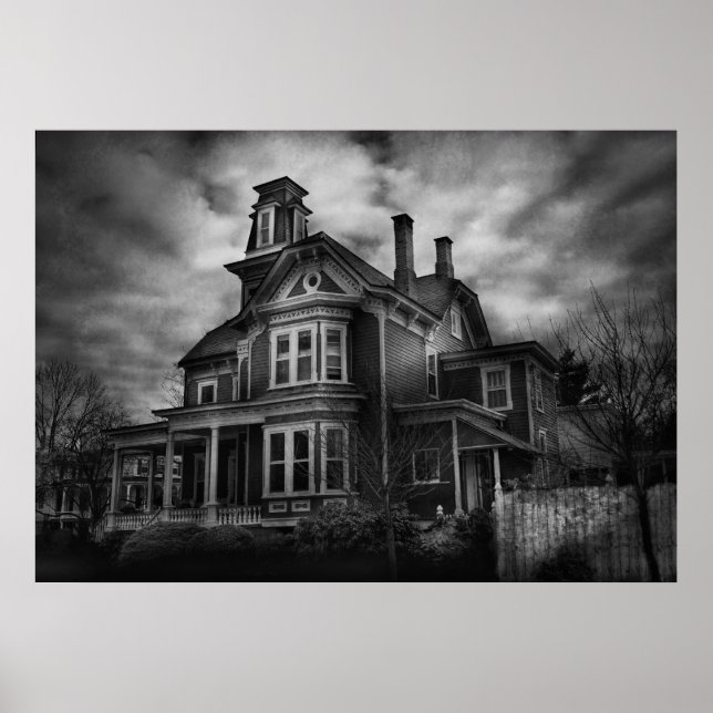 Póster Assombrado - Flemington, NJ - Cidade Spooky (Frente)