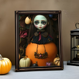 Poster Assombrando Bonita Bonita Boneca Retrato de Hallow