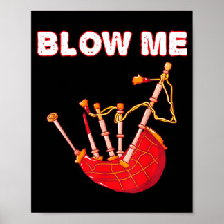 Poster Assopre Funnys Gaitas Escocesas Tartã Sarcástico