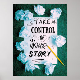 Poster Assuma o controle de sua história