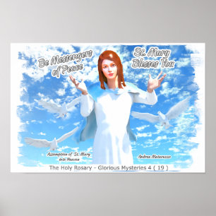Poster Assunção de Ruas. Maria no Céu 2