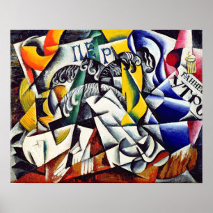 Poster Assunto da loja de um tintureiro