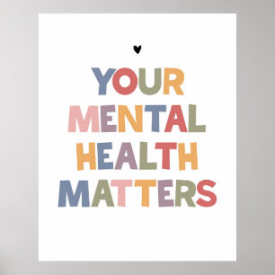 Poster Assuntos de Saúde Mental