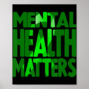 Poster Assuntos de Saúde Mental May is Mental Health Awar