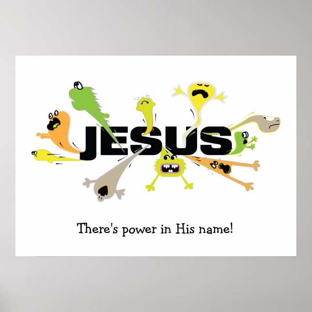 Poster Assustador Jesus (Frente)