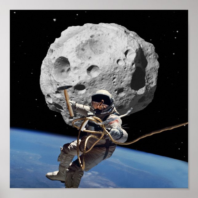 Poster Asteroide Miner (Frente)