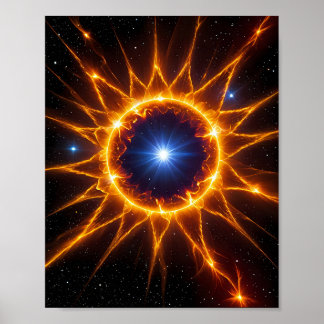 Poster Asteroides perto da Explosão de Supernova