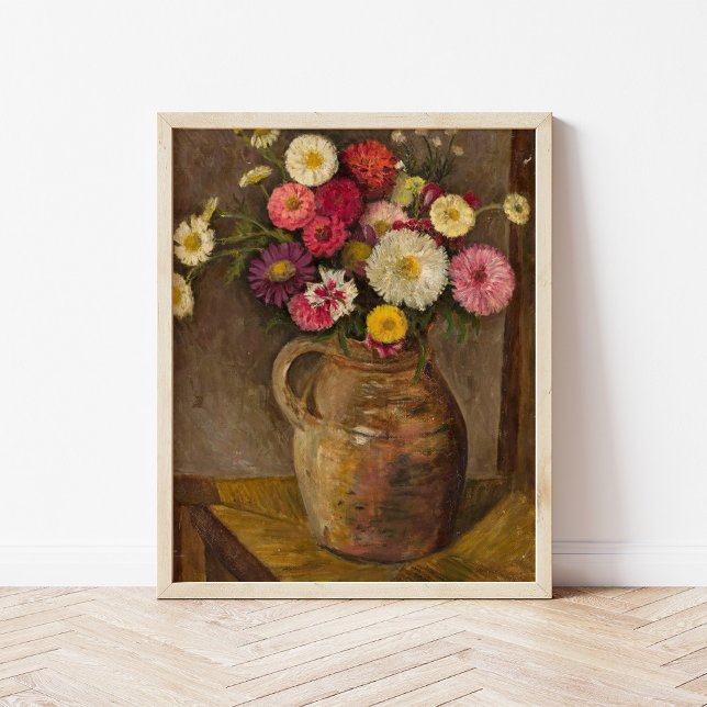 Poster Asters e Zinnias | Tadeusz Makowski (Criador carregado)