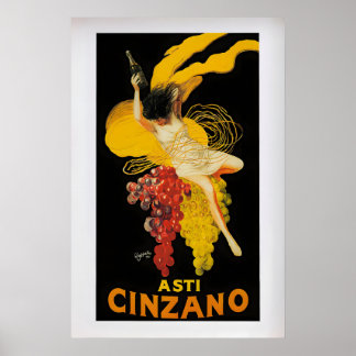 Poster Asti Cinzano by Leonetto Cappiello Vintage