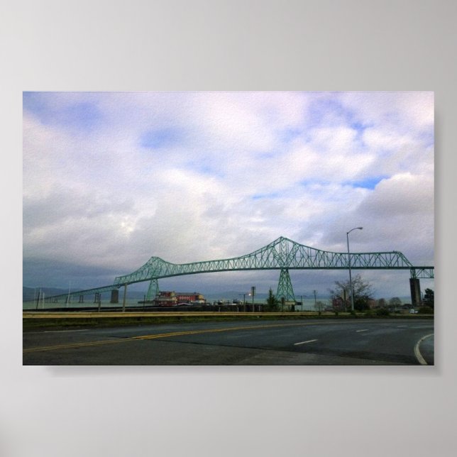 Poster Astoria-Megler Bridge, Astoria, Oregon (Frente)