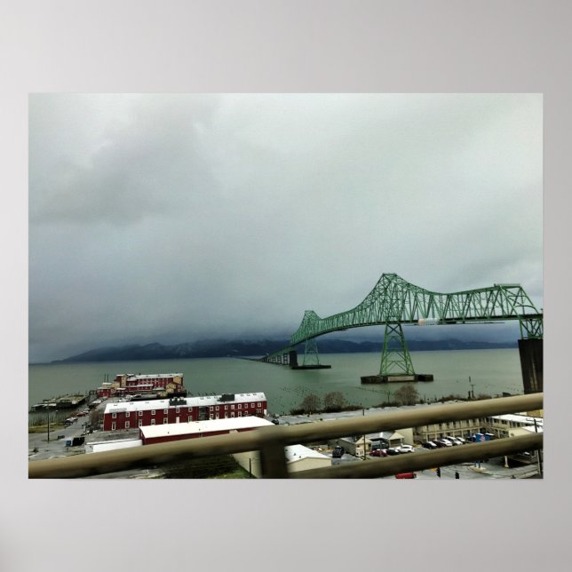 Poster Astoria-Megler Bridge, Astoria, Oregon (Frente)