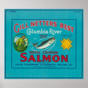 Póster Astoria, Netters BestAstoria de OregonGill, OU