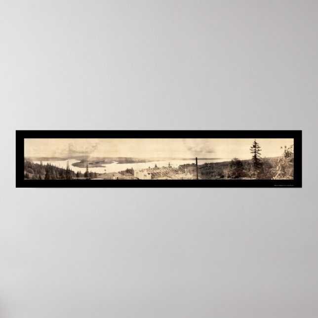 Poster Astoria, OU Vista Sul Foto 1912 (Frente)