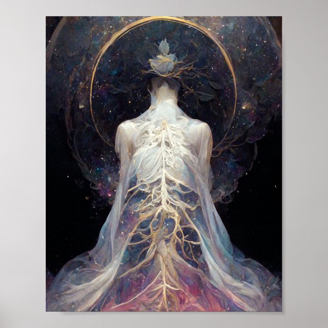 Poster Astral Ganglia 2 Fantasy Science Ficight Art (Frente)