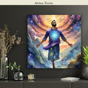Poster Astral Viagem OBE Lucid Dreamer Significa