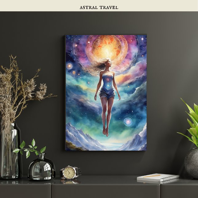 Poster Astral Viagem OBE Lucid Dreamer Significa (Criador carregado)