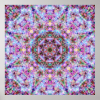 Astrid - Pastel Pink & Purple Psychedelic Mandala