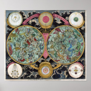 Poster Astrologia Planisphaeri Coeleste