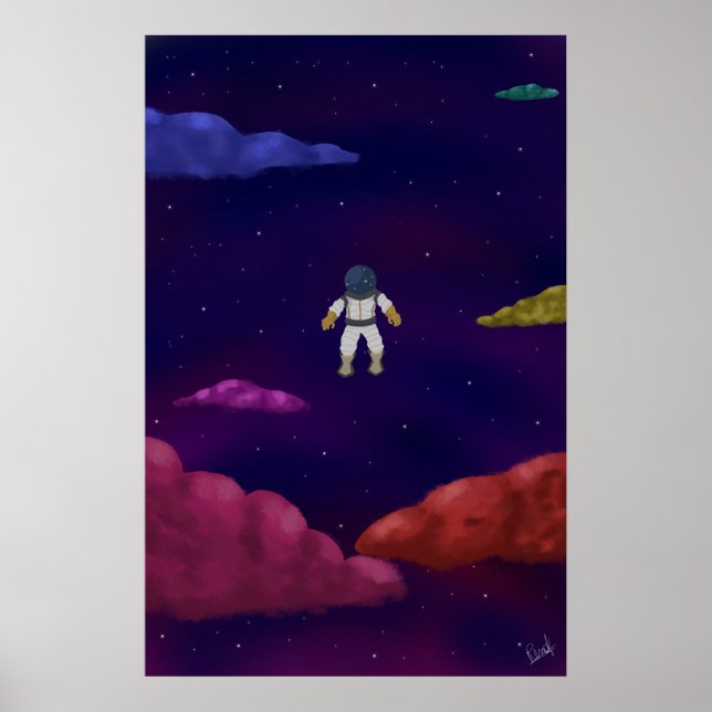 Poster Astronauta a deriva (Frente)