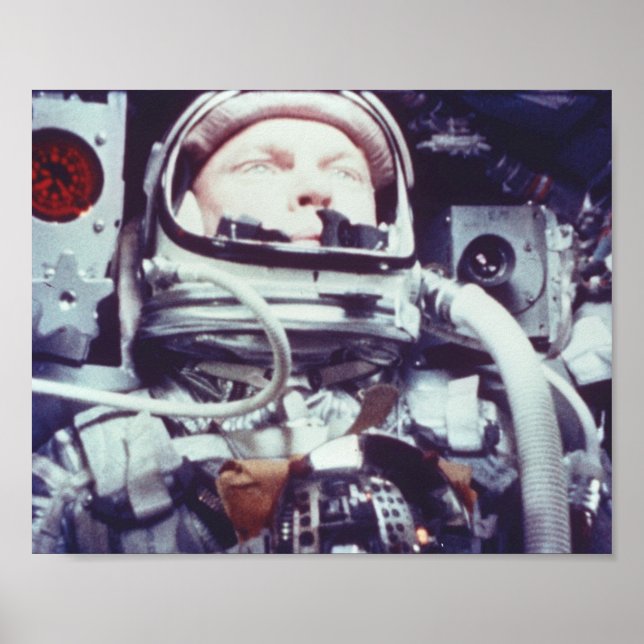 Póster Astronauta Amizade 7 durante o Spaceflight (Frente)