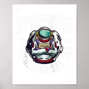 Poster Astronauta Astronomia Sistema Solar Crianças Espac