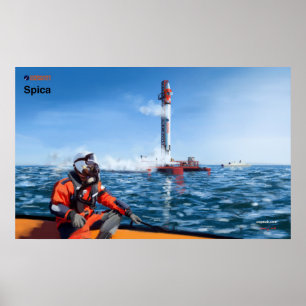 Póster Astronauta da espiga