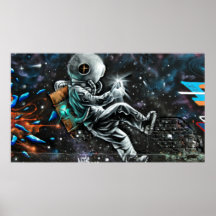 Astronauta de grafite