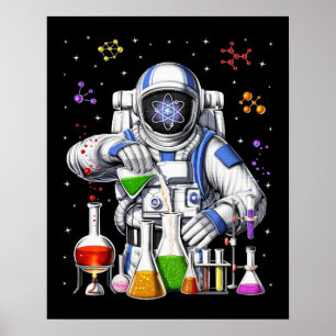 Poster Astronauta de Química