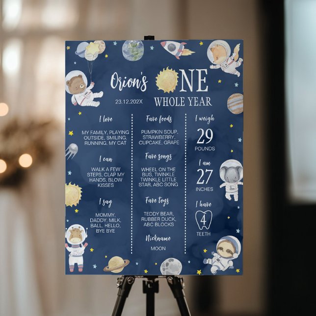 Poster Astronauta do Espaço Exterior Selvagem Um Passo de (Criador carregado)