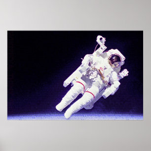 Poster Astronauta dos Estados Unidos